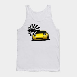 Miata MX-5 NA Yellow Tank Top